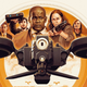 Detail from the awesomely retro Hover poster.